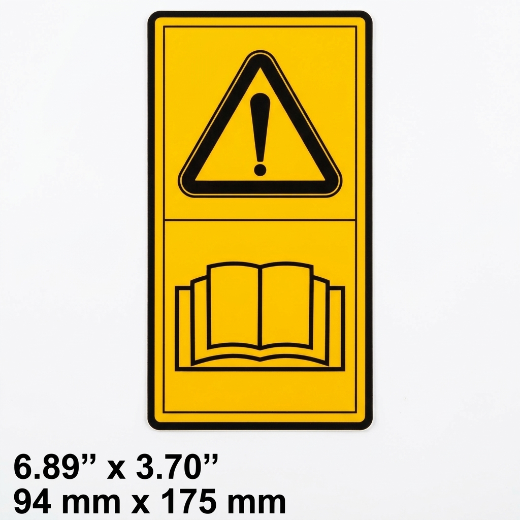 JCB 817/70092 DECAL - WARN CONSULT MANUAL