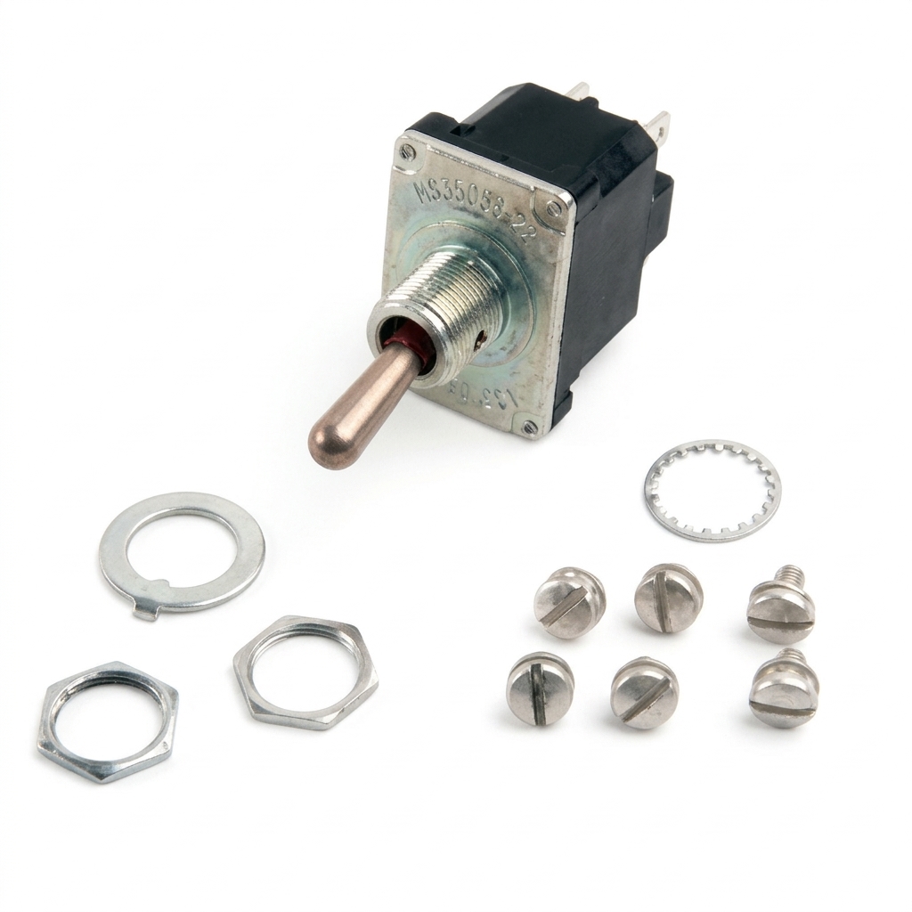 Genie 13480-S Toggle switch DPDT - 2 position momentary