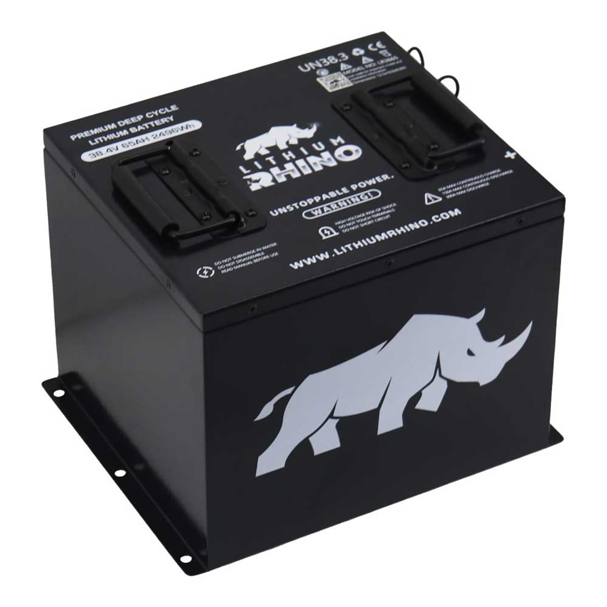 Lithium Rhino 36V 65Ah LiFePO4 Golf Cart Conversion Kit (Battery + Charger + Accessories)