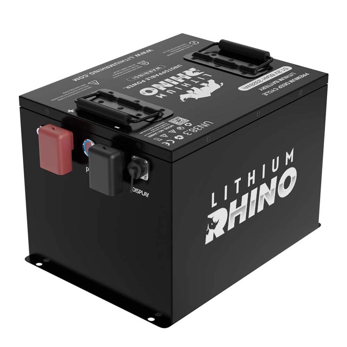 Lithium Rhino 48V 65Ah LiFePO4 Golf Cart Replacement Battery (Battery Only)